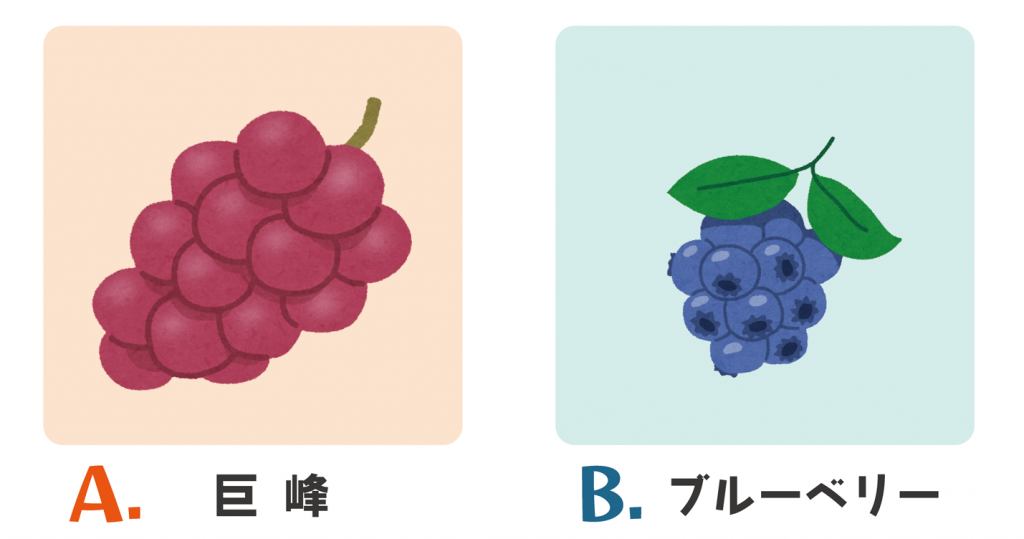 抗酸化作用が高いのはどっち?クイズ1