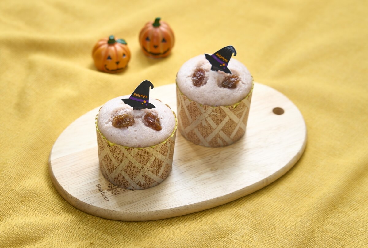 紫いもの蒸しケーキ
